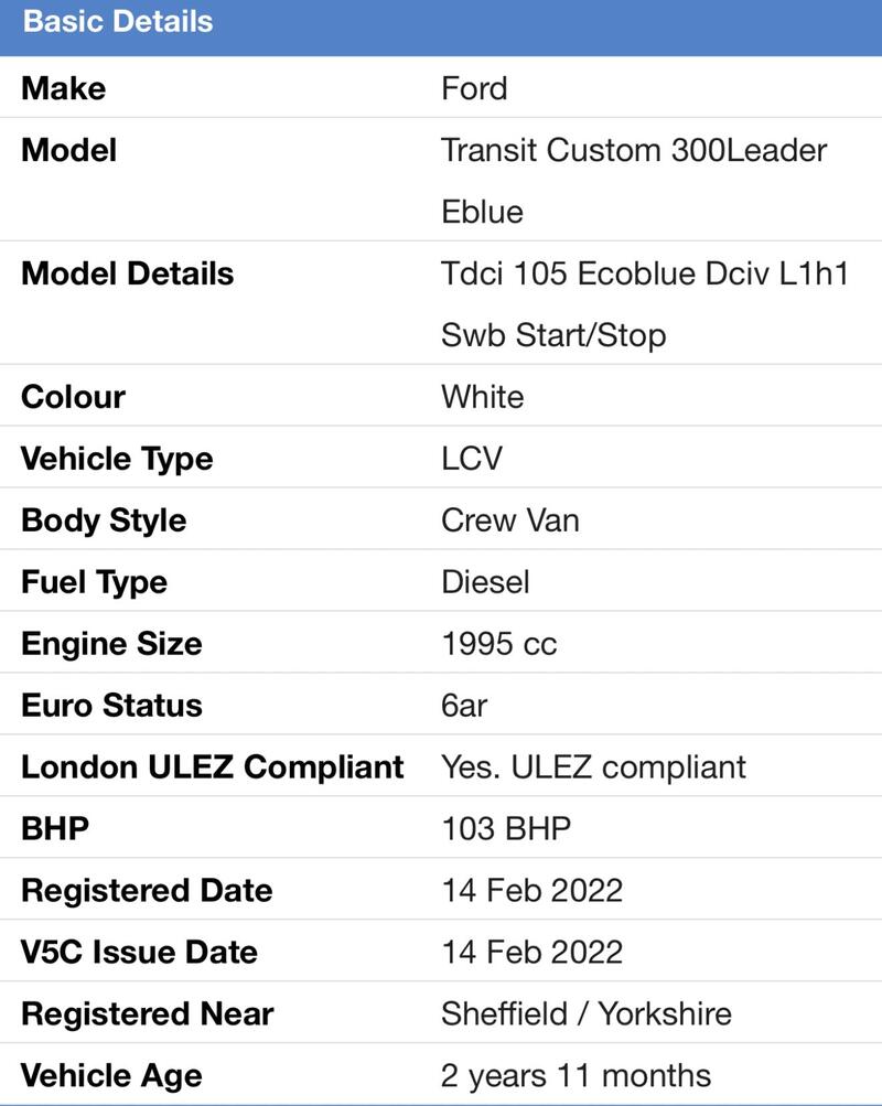 FORD TRANSIT